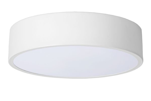 Lucide UNAR LED Deckenleuchte 3-Stufen-Dimmer 12W dimmbar Weiß, Opal 79185/20/31