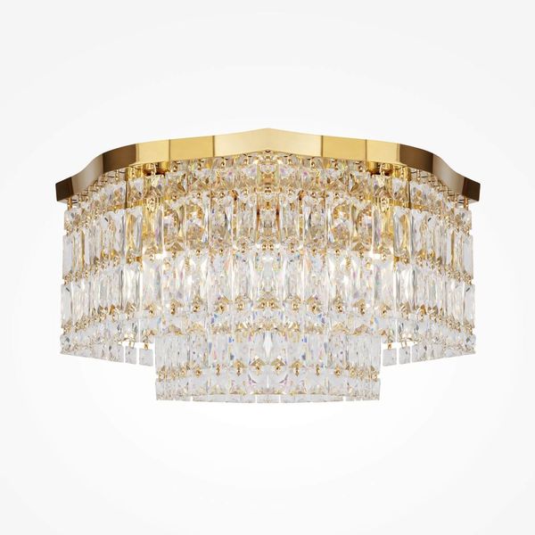Maytoni Dune Deckenleuchte, Deckenlampe 6x E14 Gold-Farbe