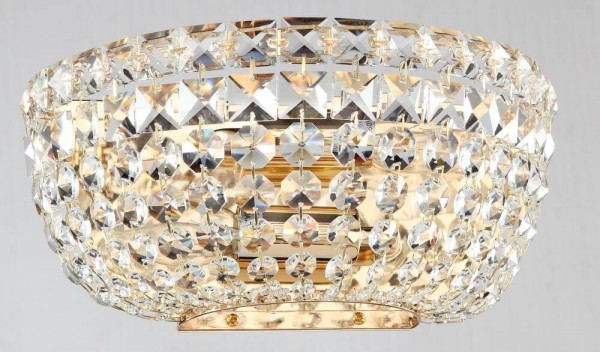 Maytoni Basfor Wandleuchte 2x E14 Orientalisches Design Aktik-Gold / Vintage