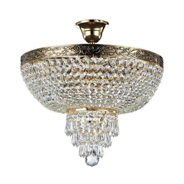 Maytoni Palace Kronleuchter, Hängeleuchte 5x E27 Aktik-Gold / Vintage