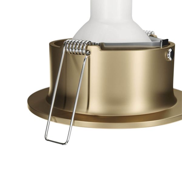 Maytoni Slim Downlight, Einbauleuchte GU10 Matt-Gold Ø8,5mm