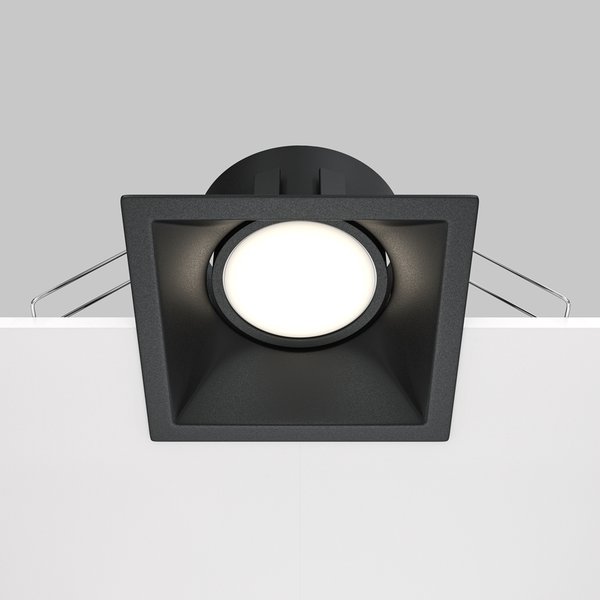 Maytoni Dot Downlight, Einbauleuchte GU10 4,5cm Schwarz