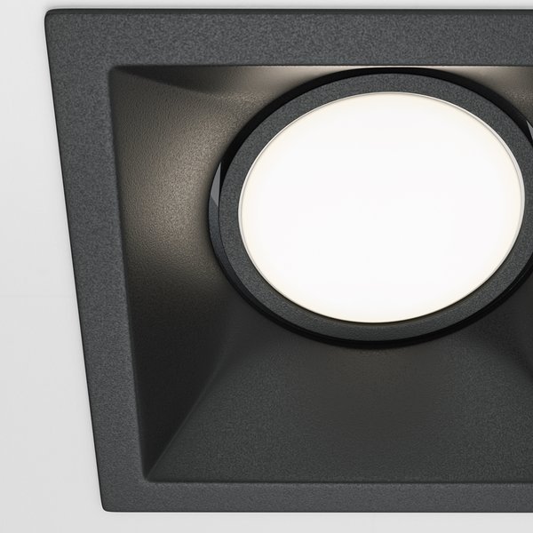 Maytoni Dot Downlight, Einbauleuchte GU10 4,5cm Schwarz