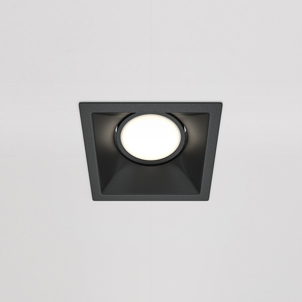 Maytoni Dot Downlight, Einbauleuchte GU10 4,5cm Schwarz