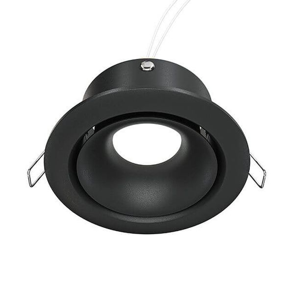 Maytoni Yin Downlight, Einbauleuchte GU10 Schwarz Ø98mm