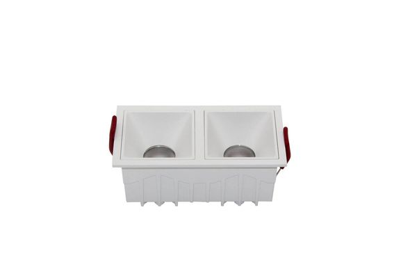 Maytoni Alfa LED Downlight, Einbauleuchte 20W dimmbar Weiss 90Ra Warmweiss