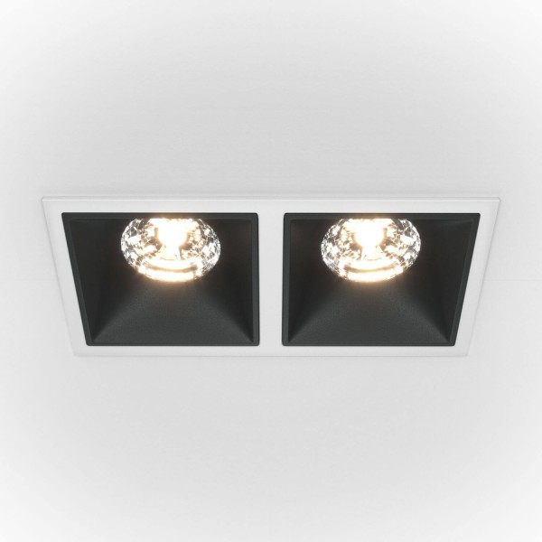 Maytoni Alfa LED Downlight, Einbauleuchte 30W dimmbar Schwarz / Weiss 90Ra Neutralweiss