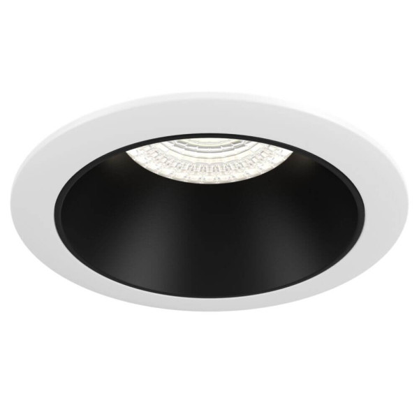 Maytoni Share Downlight, Einbauleuchte GU10 Schwarz-Weiss Ø86mm