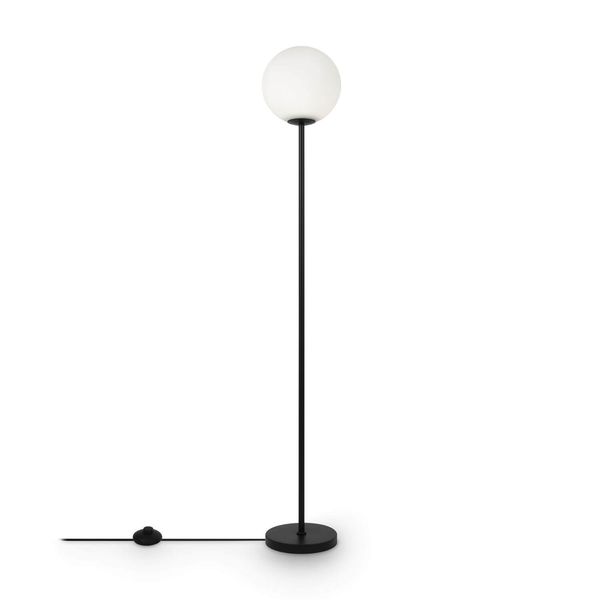 Maytoni Ring Stehleuchte, Stehlampe E27 Schwarz