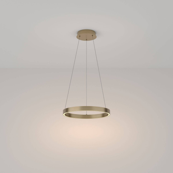 Maytoni Rim LED Pendelleuchte, Hängeleuchte 25W Messing 85Ra Warmweiss