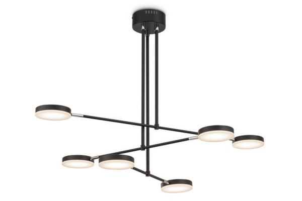 Maytoni Fad LED Pendelleuchte, Hängeleuchte 38W Supermodern Schwarz