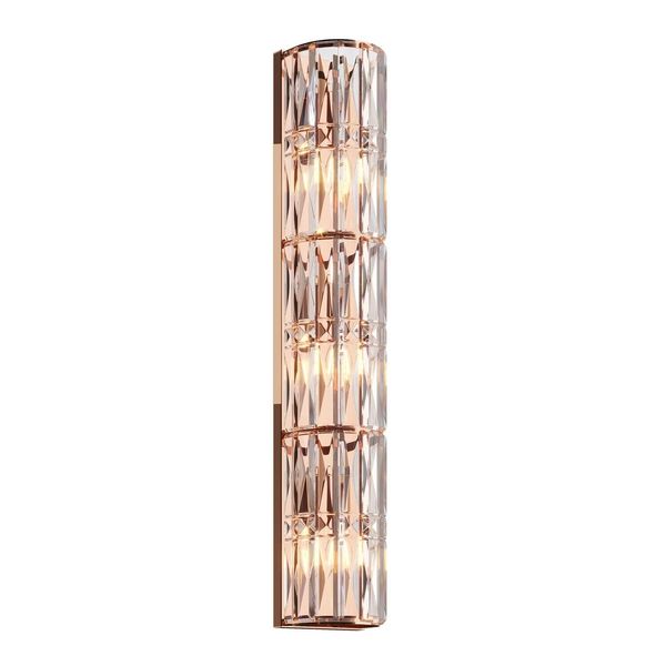 Maytoni Facet Wandleuchte, Wandlampe 3x E14 Gold-Farbe