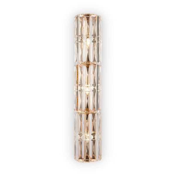 Maytoni Facet Wandleuchte, Wandlampe 3x E14 Gold-Farbe