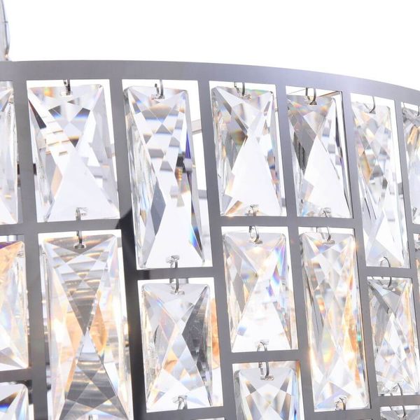 Maytoni Gelid Kronleuchter, Hängeleuchte 4x E27 Chrom Kristall