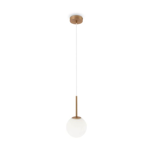 Maytoni Basic form Pendelleuchte, Hängeleuchte E14 30cm Gold-Farbe