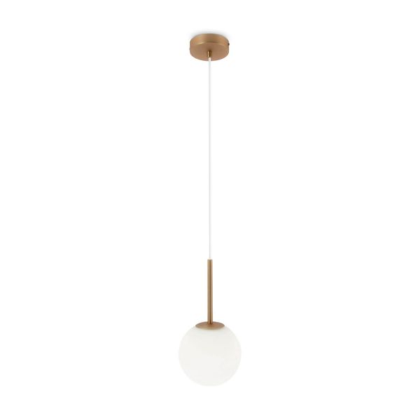 Maytoni Basic form Pendelleuchte, Hängeleuchte E14 30cm Gold-Farbe