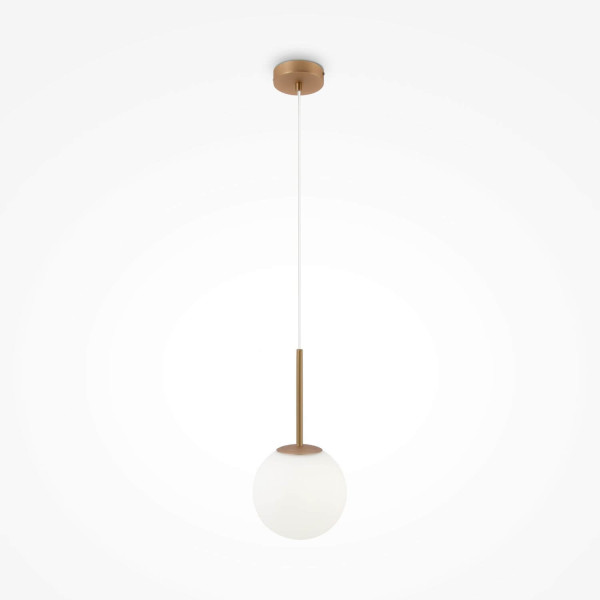 Maytoni Basic form Pendelleuchte, Hängeleuchte E14 36cm Gold-Farbe