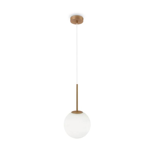 Maytoni Basic form Pendelleuchte, Hängeleuchte E14 40cm Gold-Farbe