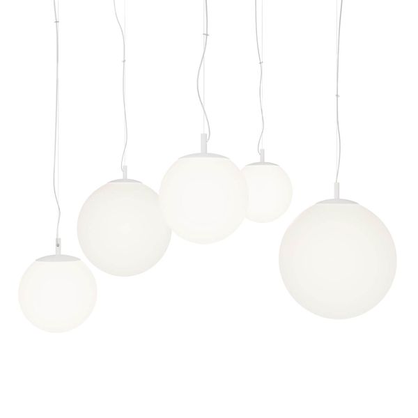 Maytoni Basic form Pendelleuchte, Hängeleuchte 5x E27 Weiss, matt 4099776029793