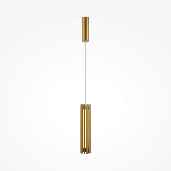 Maytoni Sonata LED Pendelleuchte, Hängeleuchte 12W Messing Warmweiss