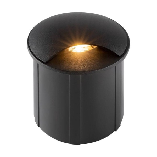 Maytoni Biscotti LED Bodeneinbauleuchte 3W Grundeinbaulampe Schwarz IP65 Ø62mm