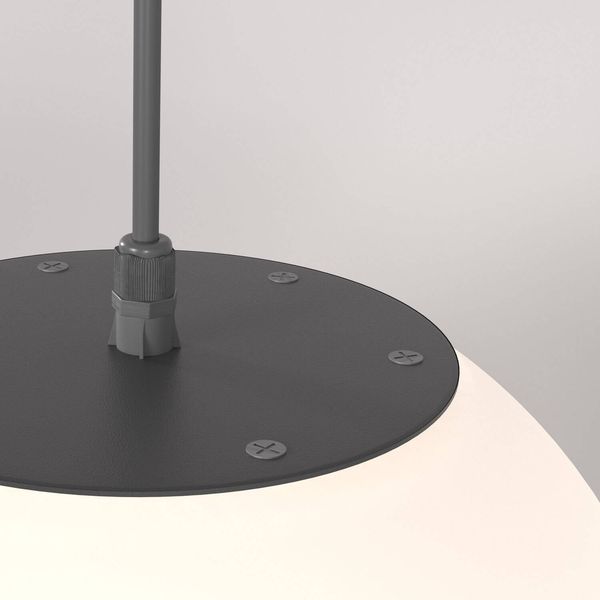 Maytoni Erda Pendelleuchte, Hängeleuchte E27 Schwarz IP54