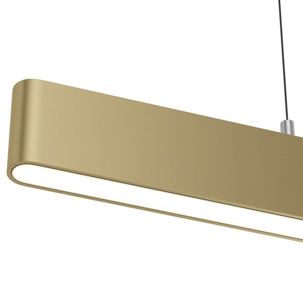 Maytoni Step LED Pendelleuchte, Hängeleuchte 23W Gold-Farbe 3000K Warmweiss