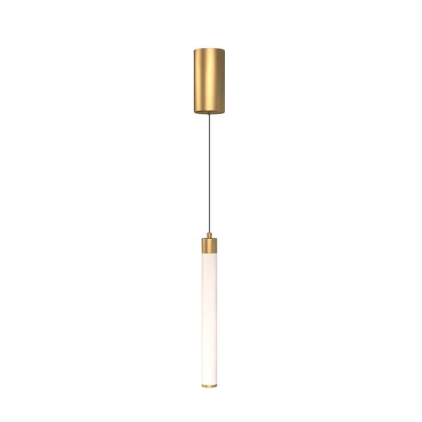 Maytoni Ray LED Pendelleuchte, Hängeleuchte 10W Gold-Farbe Warmweiss