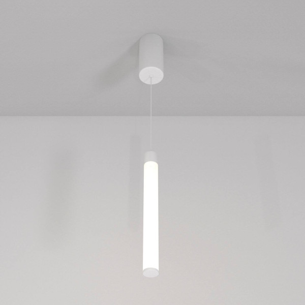 Maytoni Ray LED Pendelleuchte, Hängeleuchte 10W Weiss 50,6cm Warmweiss
