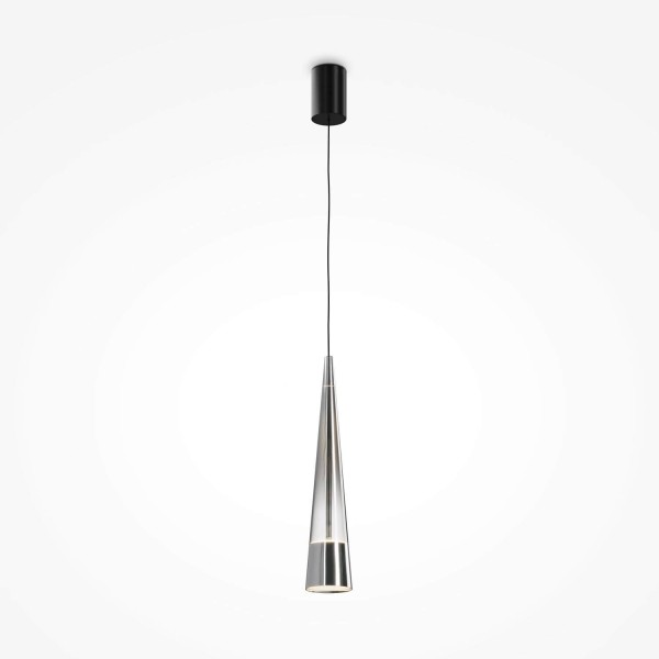 Maytoni Sintesi LED Pendelleuchte, Hängeleuchte 12W Chrom Warmweiss