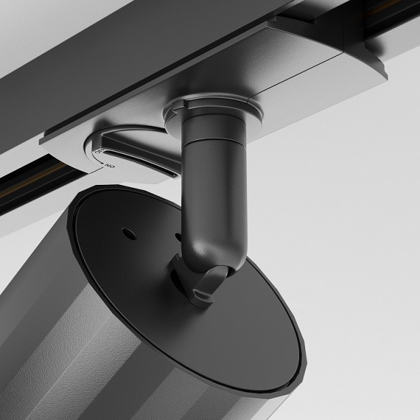 Maytoni TR087-1-GU10-B Stromschienenleuchte GU10 1-Phase System UNITY schwenkbar Schwarz