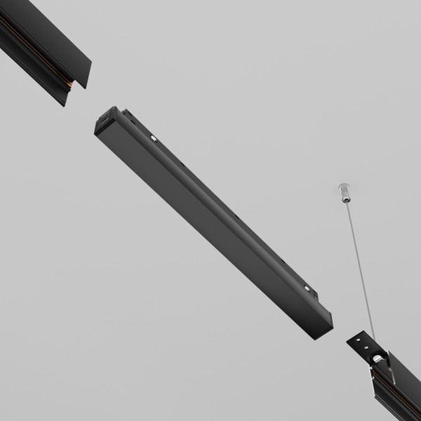 Maytoni TRX034DR4-100B-1 Power Supply EXILITY 100W 48V IP54 Komponent für Stromschienensysteme schwarz