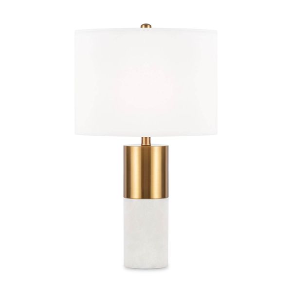 Maytoni Bianco Tischleuchte, Tischlampe E27 27cm Messing