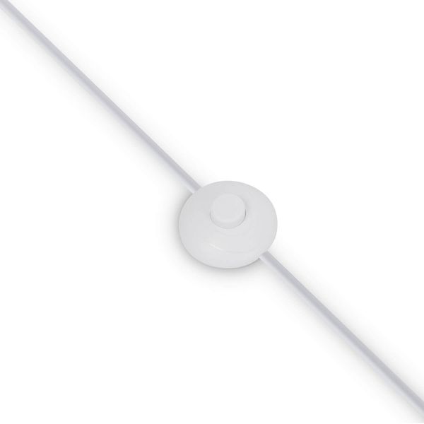 Maytoni Calvin Stehleuchte, Stehlampe E27 Weiss 4099776028048