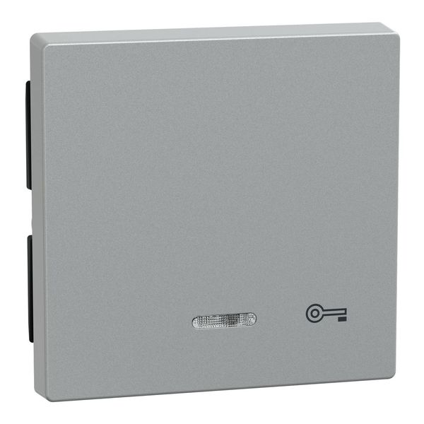 Merten 430760 Wippe mit Kontrollfenster und Aufdruck Schlüssel, aluminium, System M