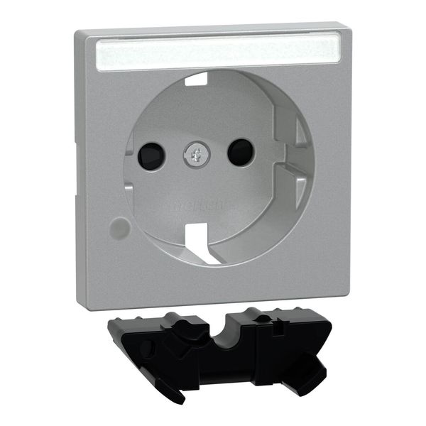 Merten MEG2333-0460 Erweiterungsset Kontrolllicht für Schutzkontakt-Steckdosen, aluminium, System M