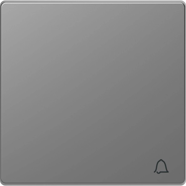 Merten MEG3305-6036 Wippe mit Kennzeichnung Klingel, Edelstahl, System Design