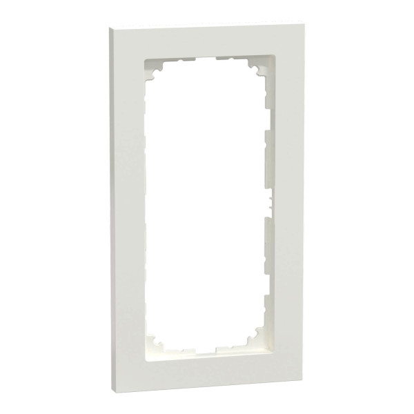 Merten MEG4025-3619 M-Pure-Rahmen, 2fach ohne Mittelsteg, polarweiß, M-Pure