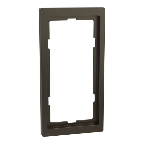 Merten MEG4025-6552 D-Life Rahmen, 2fach für Rasiersteckdose, Moccametallic