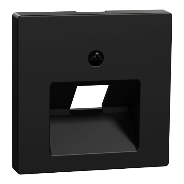 Merten MEG4521-0403 Zentralplatte für UAE-Einsatz, 1fach, schwarz matt, System M