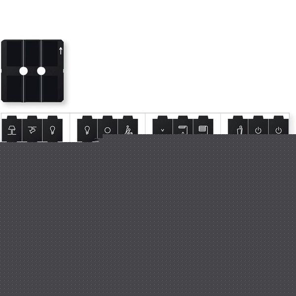 Merten MEG6270-0010 Folienset für KNX Tastsensor Pro, System M