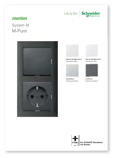 Merten MEGMKM009 Musterkoffermodul M-Pure