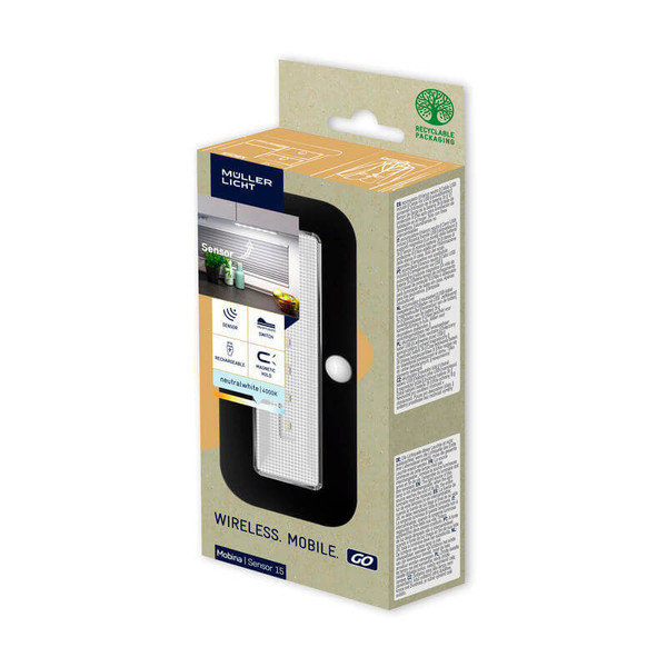 Müller Licht LED Orientierungslicht Mobina Sensor 15 schwarz 27700054