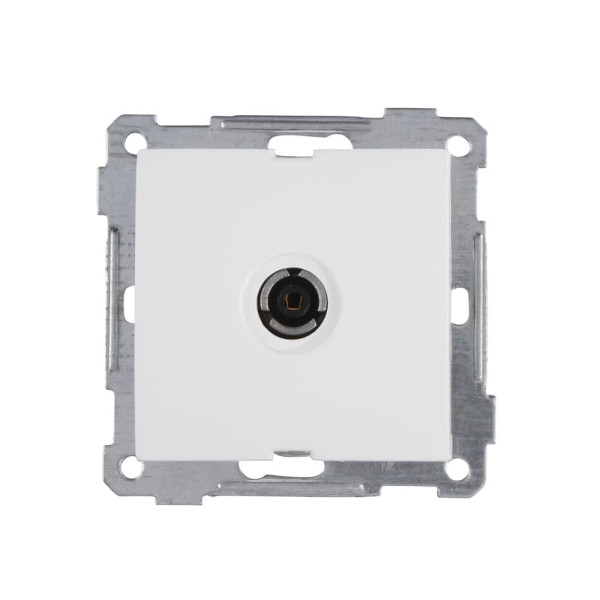 Mutlusan Candela Modul TV Kabel Durchgangsdose Antennensteckdose 11dB Weiss