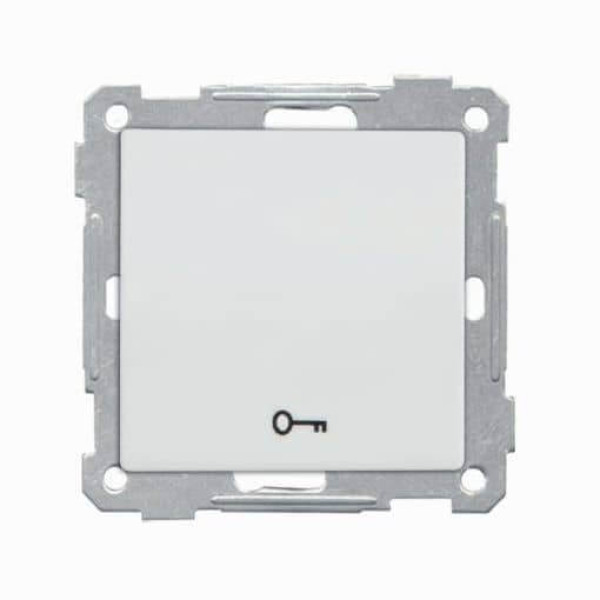 Mutlusan Candela Modul Taster Schlüssel Unterputz-Schalter weiss