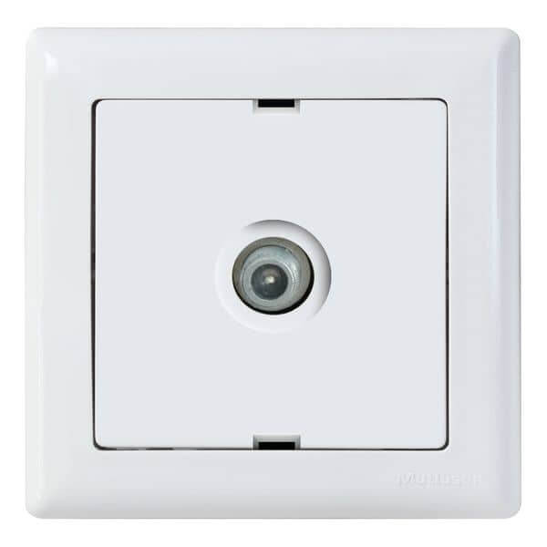 Mutlusan Daria Sat TV F-Antennendose Durchgangsdose Weiss