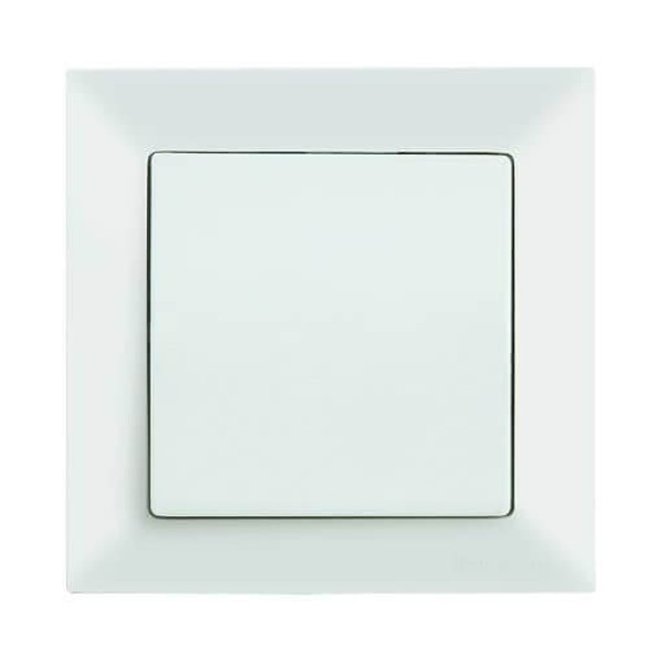 Mutlusan Candela Schalter zweipoliger Ein-/Ausschalter Unterputz Weiss