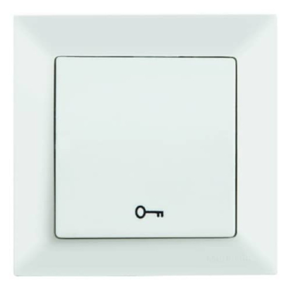 Mutlusan Candela Taster Schlüssel Schalter Unterputz weiss