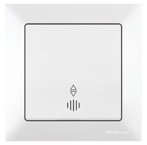 Mutlusan Candela 2-Wege Wechsschalter mit Beleuchtung Unterputz Weiss