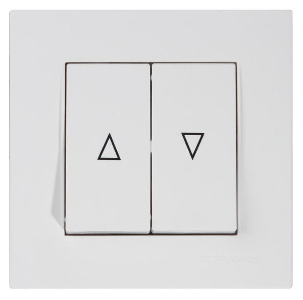 Mutlusan Rita Jalousieschalter Rolladenschalter Unterputz Weiss